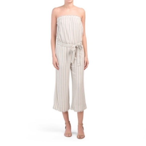 NWOT cloth & stone | Striped Wide Leg Jumpsuit - Picture 7 of 8